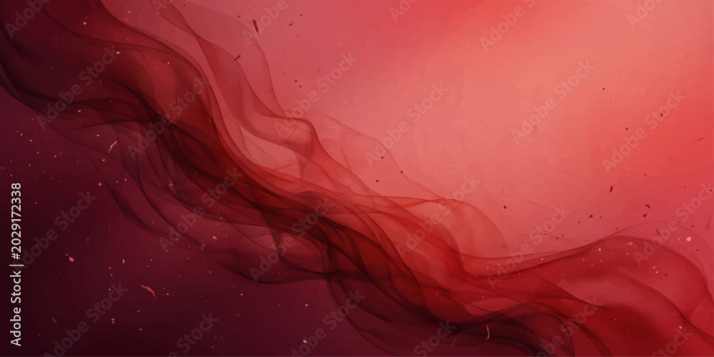 Fototapeta premium Abstract Red Flowing Wave Background Texture