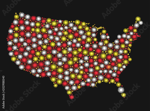 map of the united states of america