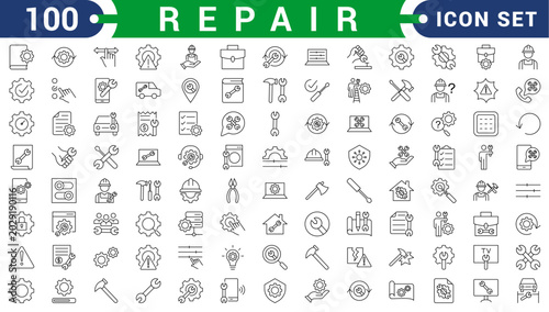 Foto Repair icon set