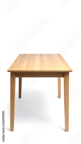 Wooden table furniture home office desk.