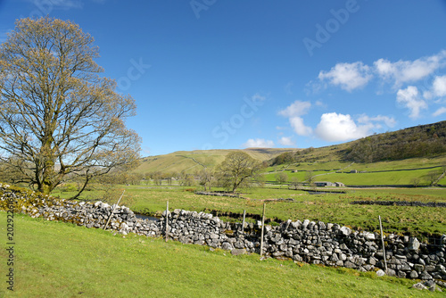 
River Wharfe near Kettlewell in Wharfedale in the Yorkshire Dales National Park
