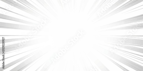 Vászonkép Explosion of light, radial background effect, bright white energy burst with grey lines radiating from the center, energetic and dynamic abstract pattern