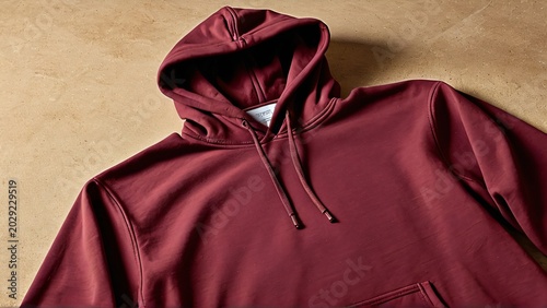 Folded Performance Hoodie on Neutral Surface
