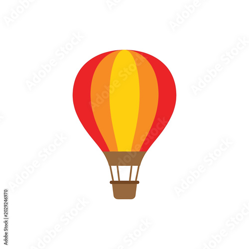 Принти на полотні Colorful Hot Air Balloon Ride 2.