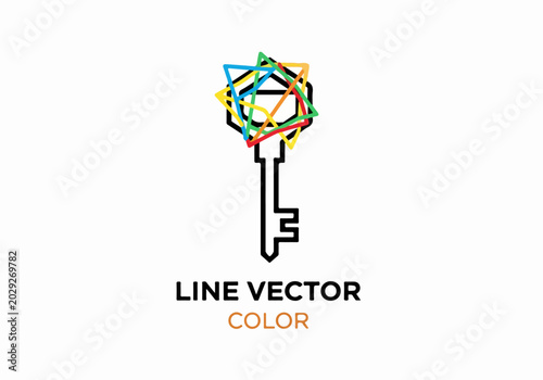 Creative Key Logo Branding with Strong Corporate Identity