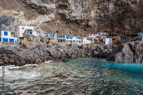 Landscape of Porís de Candelaria (La Palma, Canary Islands, Spain)