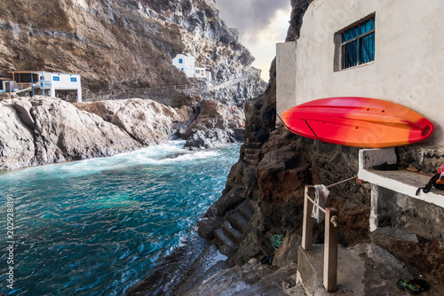 Landscape of Porís de Candelaria (La Palma, Canary Islands, Spain)