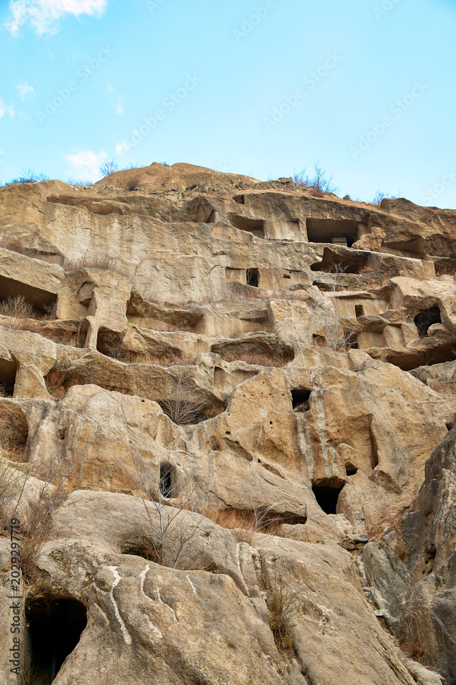 Fototapeta premium Ancient Cliff Dwellings Scenic Area, Yanqing District, Beijing