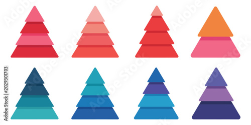 Photos Triangular pyramid infographic icon set featuring Maslow hierarchy layers and development level business diagram