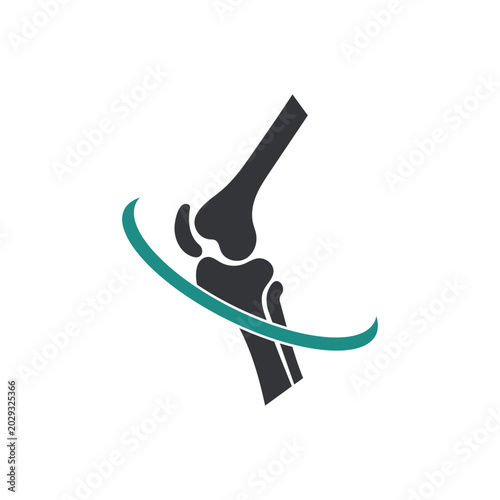 Bild auf Leinwand Bone Health logo designs concept, Bone Treatment vector icon