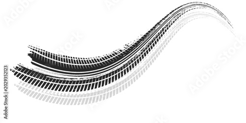 Foto Tire track