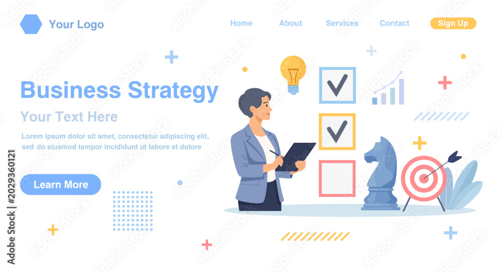 Obraz premium Business person achieving goals with a target and arrow. Checklist to complete project task, accomplish work checkmark. Project management and planning.