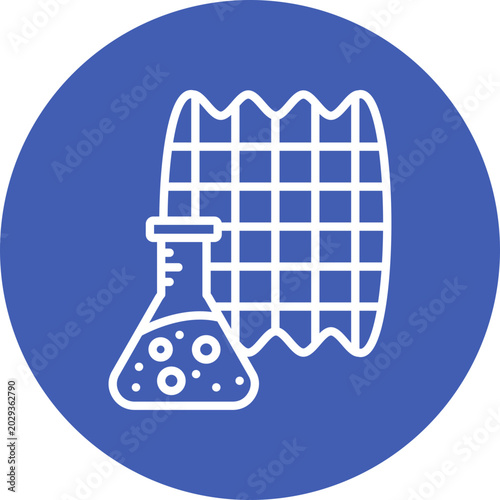Synthetic Material Vector Icon