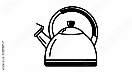 Tableau sur toile Electric Kettle Kitchen Appliance Device.