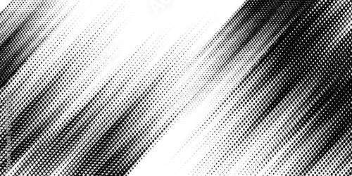 Vászonkép Dots halftone white and blue color pattern gradient grunge texture background
