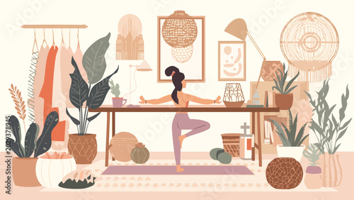 Photos Cozy Home Yoga Studio & Wellness Corner - Interior Design & Lifestyle