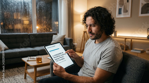 Insurance claim filed on digital platform with instant AI assessment, insurrect technology concept, automated claims processing, digital insurance services