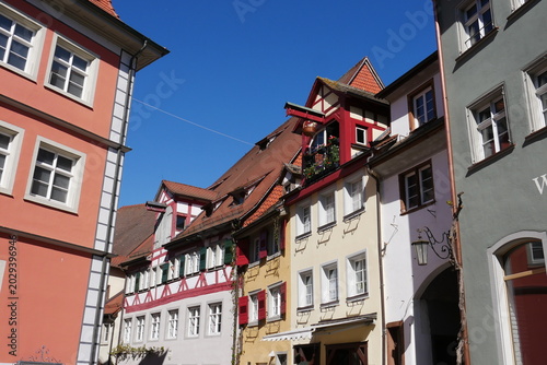 Gasse in der Altstadt von Meersburg