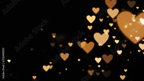 Floating Heart Bokeh Overlay - Soft