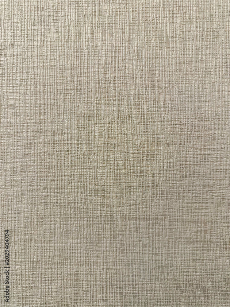 Fototapeta premium Neutral beige linen texture with fine woven pattern, elegant minimalist fabric background.