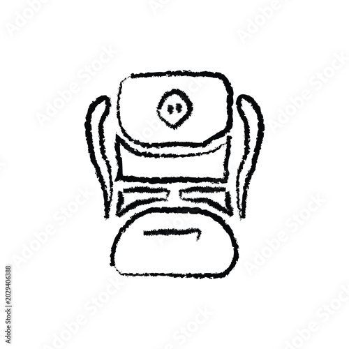 Cuadro en lienzo Expedition Backpack Icon