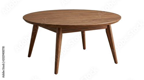 wooden Table isolated on white