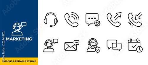 Tableau sur toile Black ink scribble minimalist programming coding icon set hand drawn doodle soft