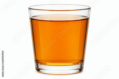 glass of tea background close-up, empty space for text, template, photo background, layout, banner