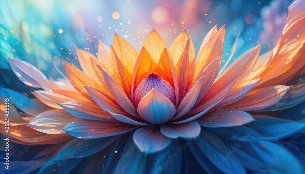 Fototapeta premium Water lily flower