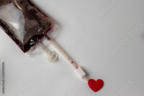 Blood Donation And Red Heart