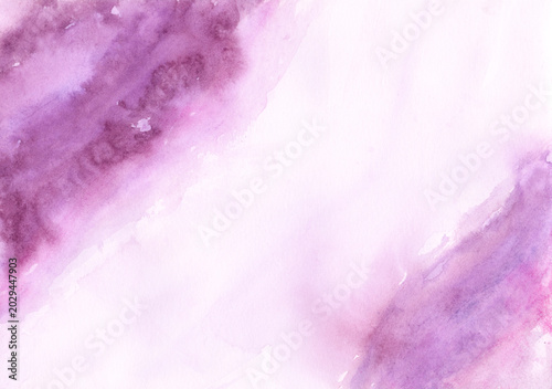 Abstract Magenta and Purple Watercolor Background with Elegant Granulation Texture