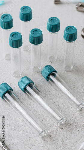 Sample Tubes Ready for Anal...