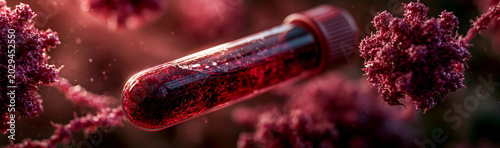 Blood Sample: A close-up ma...