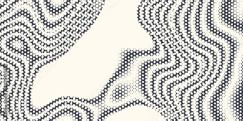 Triangle Shapes Vector Abstract Geometric Technology Background. Radial Composition Halftone Frame Triangular Retro Simple Pattern. Minimal Style Dynamic Tech Wallpaper
