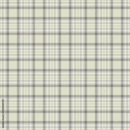 Classic plaid pattern in muted tones.  Versatile textile design for backgrounds, apparel, or graphic projects requiring a subtle, traditional touch.