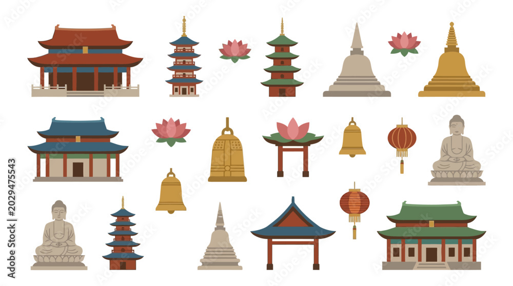 Obraz premium Historical Buddhist Temple