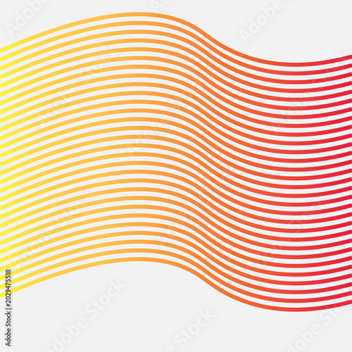 Abstract Colorful Wavy Lines Background with Modern Gradient Design