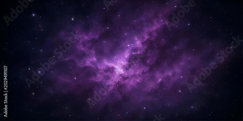 Photos Abstract space galaxy background with stars, nebula and cosmic starfield in a da