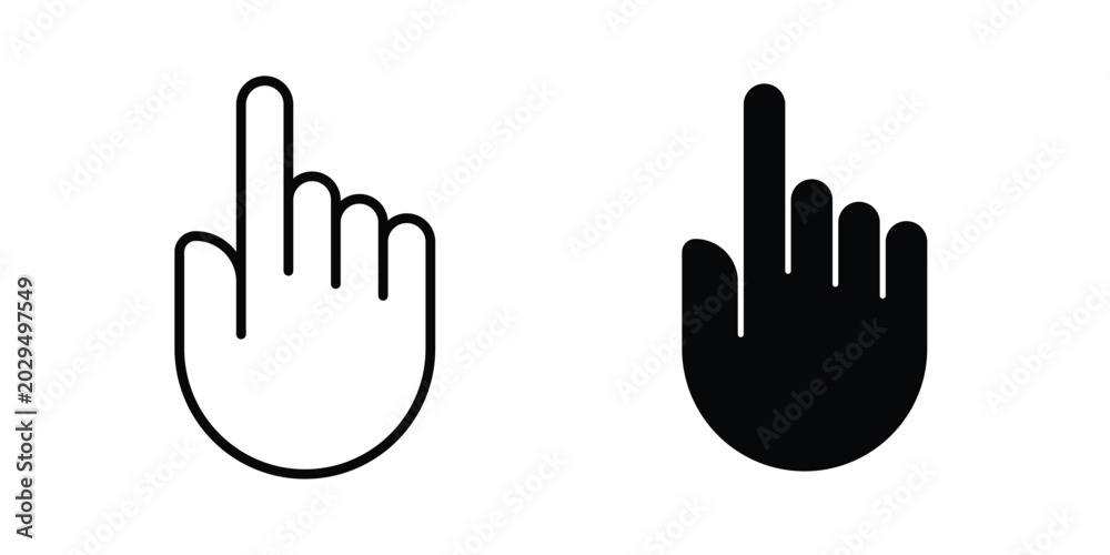 Fototapeta premium Cursor icon. symbol pictogram. UX UI icon