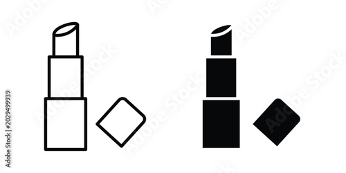 Photos Lipstick icon. symbol pictogram. UX UI icon