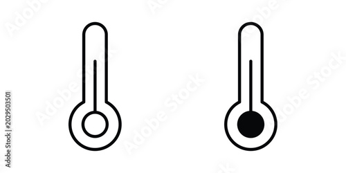 Foto Temperature icon. symbol pictogram. UX UI icon