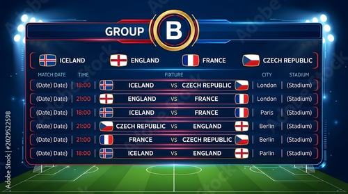 Uefa euro group b match schedule