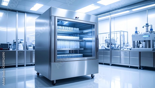 Industrial Freeze Dryer with Samples Inside for Moisture Removal