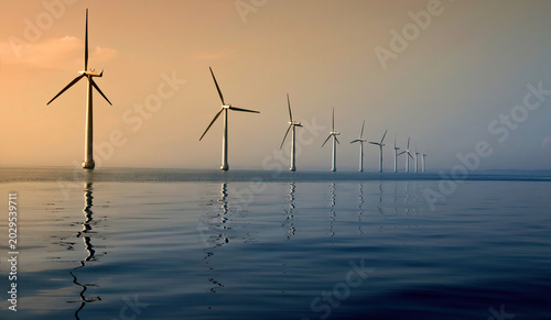 Windräder offshore