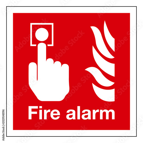 Konstfotografi Fire alarm
