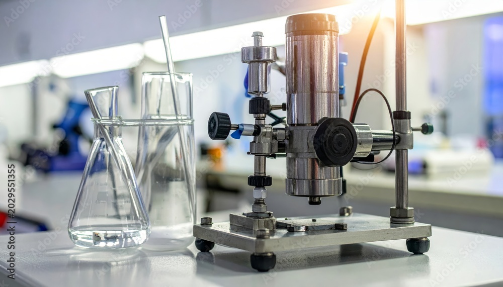Fototapeta premium Laboratory Vacuum Filtration Apparatus Setup