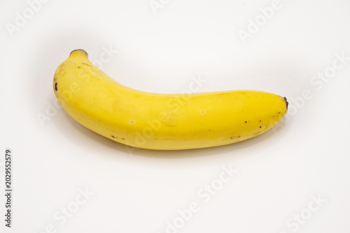 banana on white background
