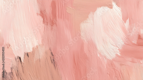 Pastel Abstract Brushstrokes: An abstract composition of soft pastel-colored brushstrokes, evoking a sense of calm and artistic expression. This piece features a blend of delicate pinks.