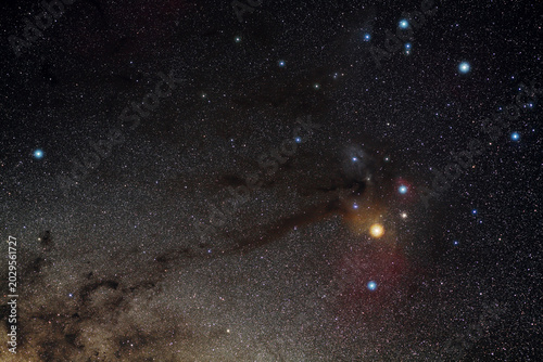 Scorpius, constellation, Antares region