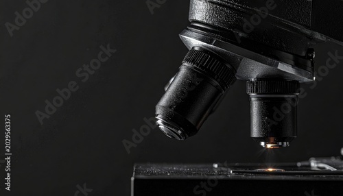 Microscope Illumination Knob Showing Texture and Detail